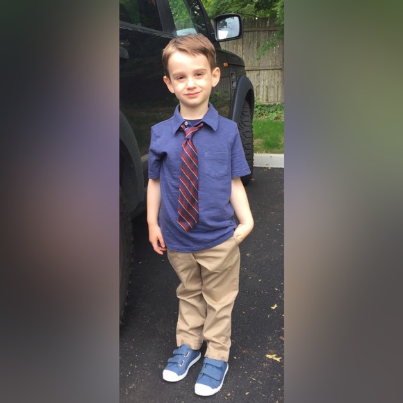 332. Boy’s Polo Ralph Lauren Silk Tie for Toddlers / Little Boys - Made in Italy - Picture 8 of 8